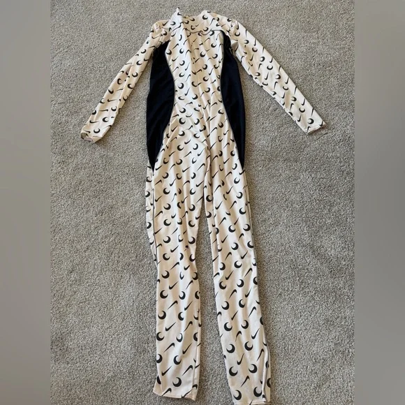 Nike x Marine Serre Moon and Swoosh Print Reflective Jumpsuit Large